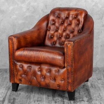 Кресло кожаное Элегант в Шахте - shahta.mebel54.com | фото