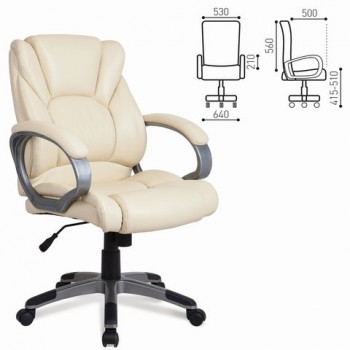 Кресло офисное BRABIX Eldorado EX-504 (бежевый) в Шахте - shahta.mebel54.com | фото