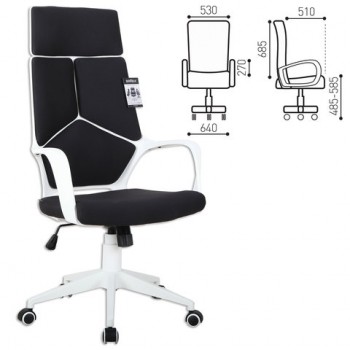 Кресло офисное BRABIX Prime EX-515 (черная ткань) в Шахте - shahta.mebel54.com | фото
