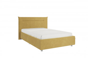 Кровать 1,2 Альба с основанием (Медовый велюр) в Шахте - shahta.mebel54.com | фото