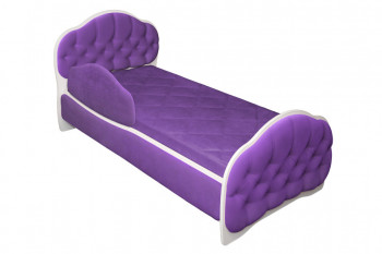 Кровать 180 Гармония 32 Фиолетовый (мягкий бортик) в Шахте - shahta.mebel54.com | фото