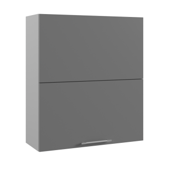 Ройс ВПГПМ 800 Шкаф верхний высокий Blum Aventos HF (Графит софт/корпус Серый) в Шахте - shahta.mebel54.com | фото